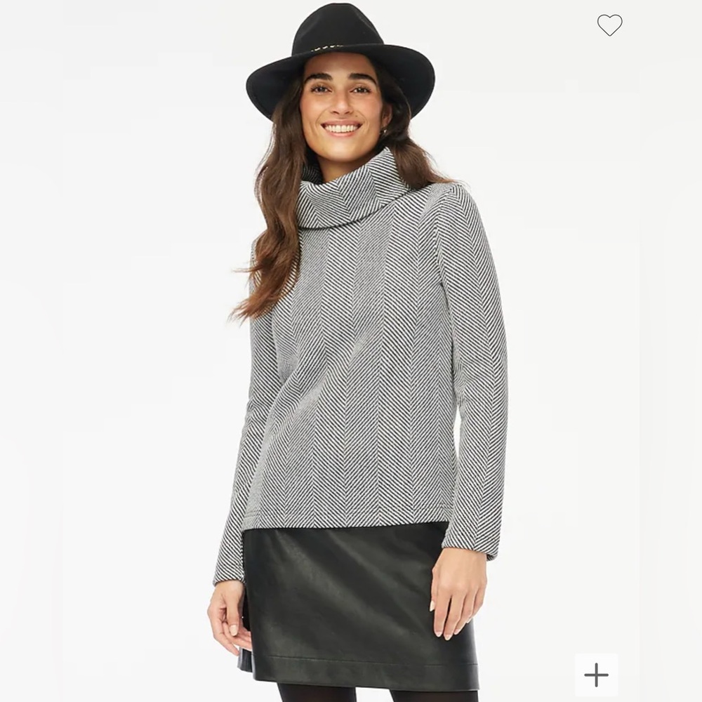 J.Crew Factory Long-sleeve Funnelneck Pullover
